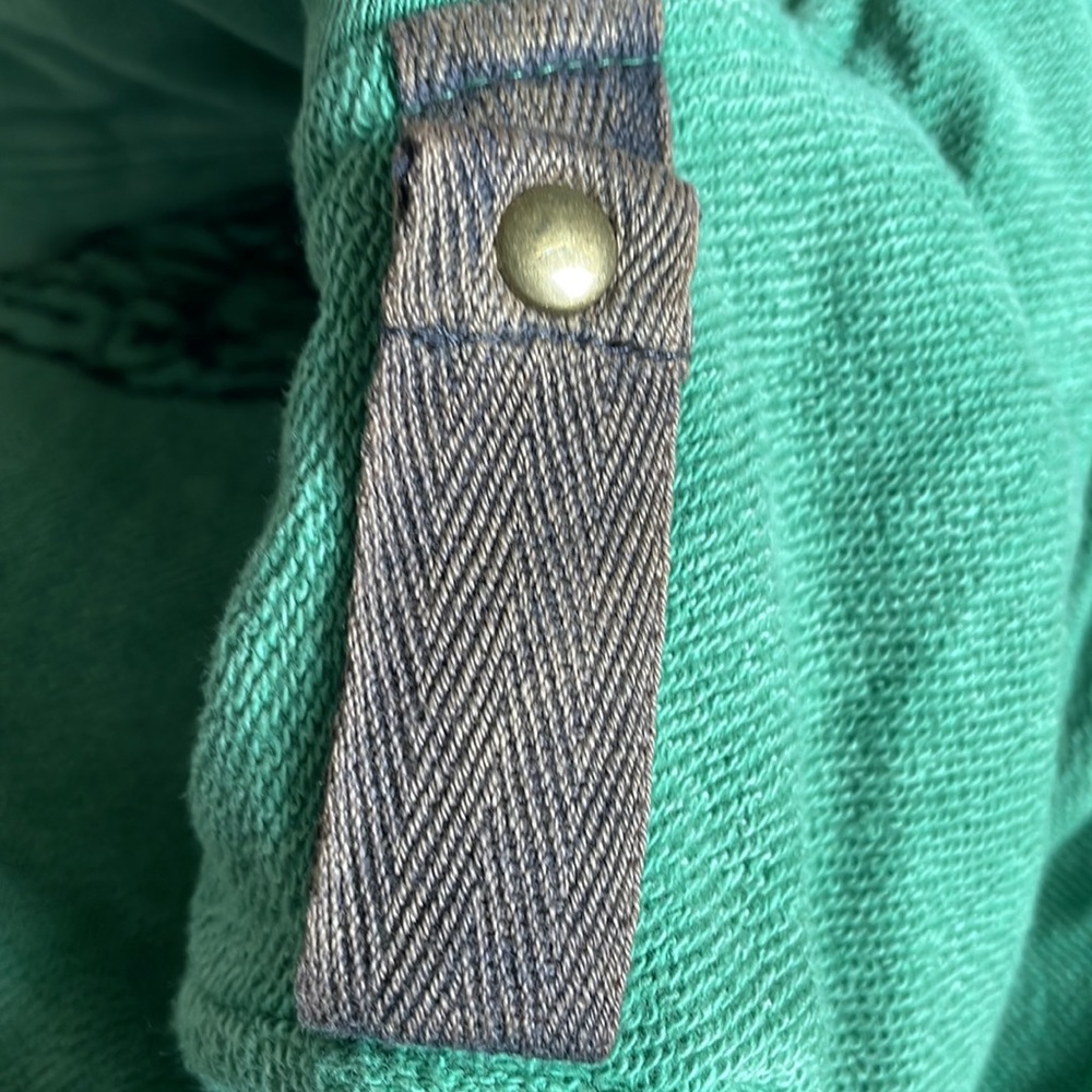 Free People We the Free Green Crest Hoodie RARE - Picture 9 of 11